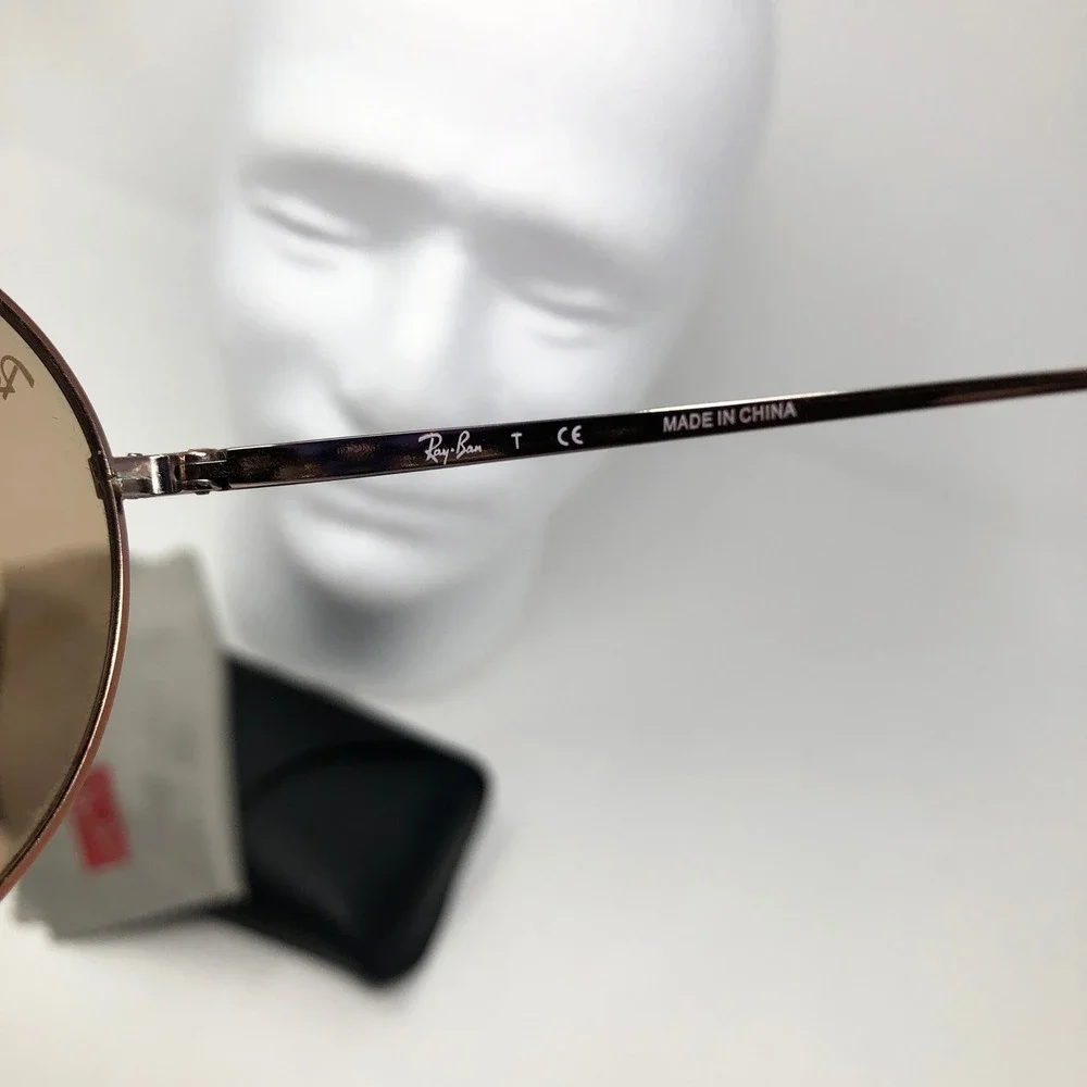 Ray-Ban RB3612 9035/93 Team Wang Sunglasses Copper Brown 56-19-145 Case